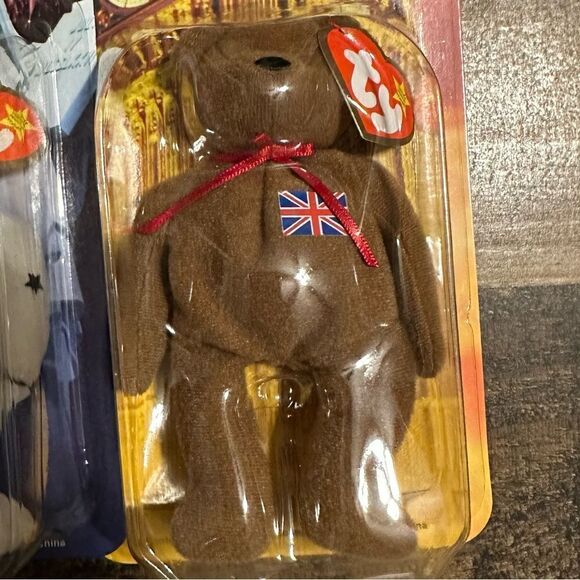 Ty Teenie Beanie Babies International Bears NWT - Picture 4 of 5